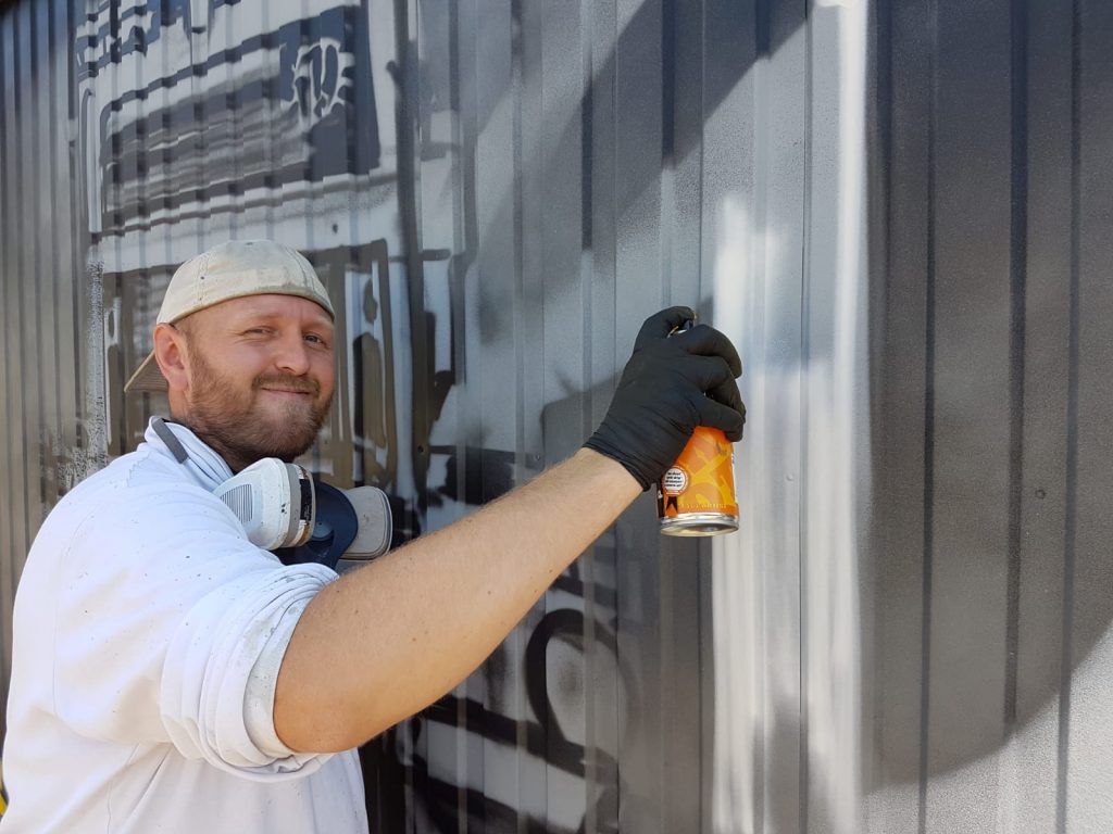 Auftragsmaler Graffiti