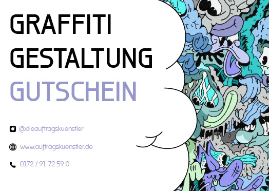 Graffiti Gutschein Gestaltung