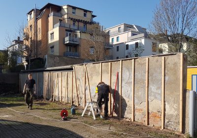 LVA Wand mit Putzschäden Wide