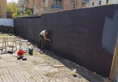 LVA Beginn der Grundierung